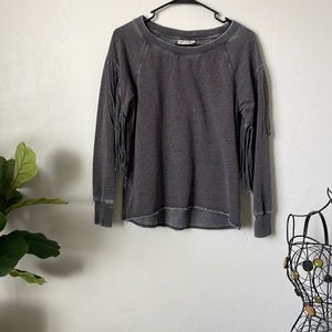 ARIAT FRINGE SLEEVE SWEATER Size S